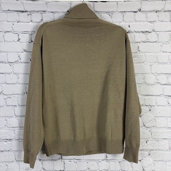 Aritzia Wilfred Free Turtleneck Merino Wool Sweater Women Small S in Taupe Beige - Picture 7 of 9